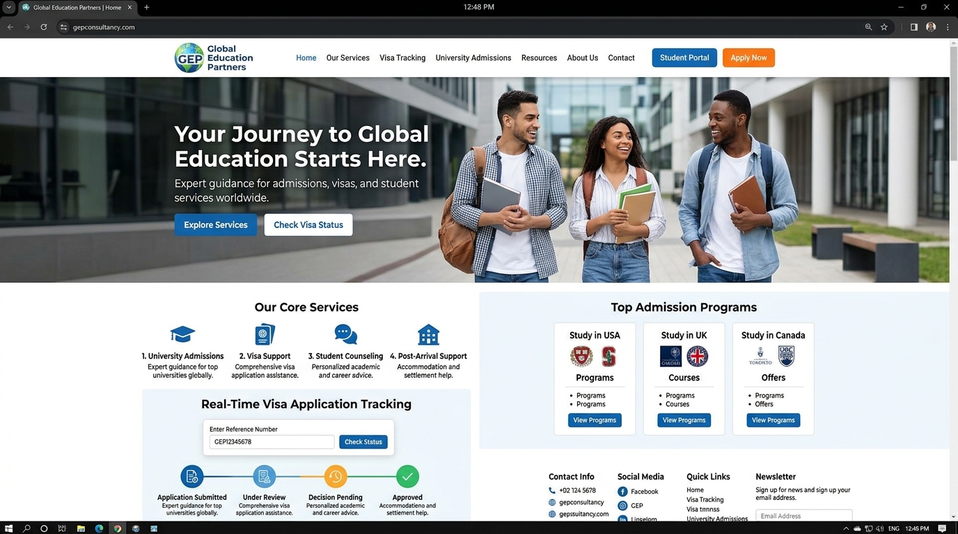 Education Links — project screenshot
